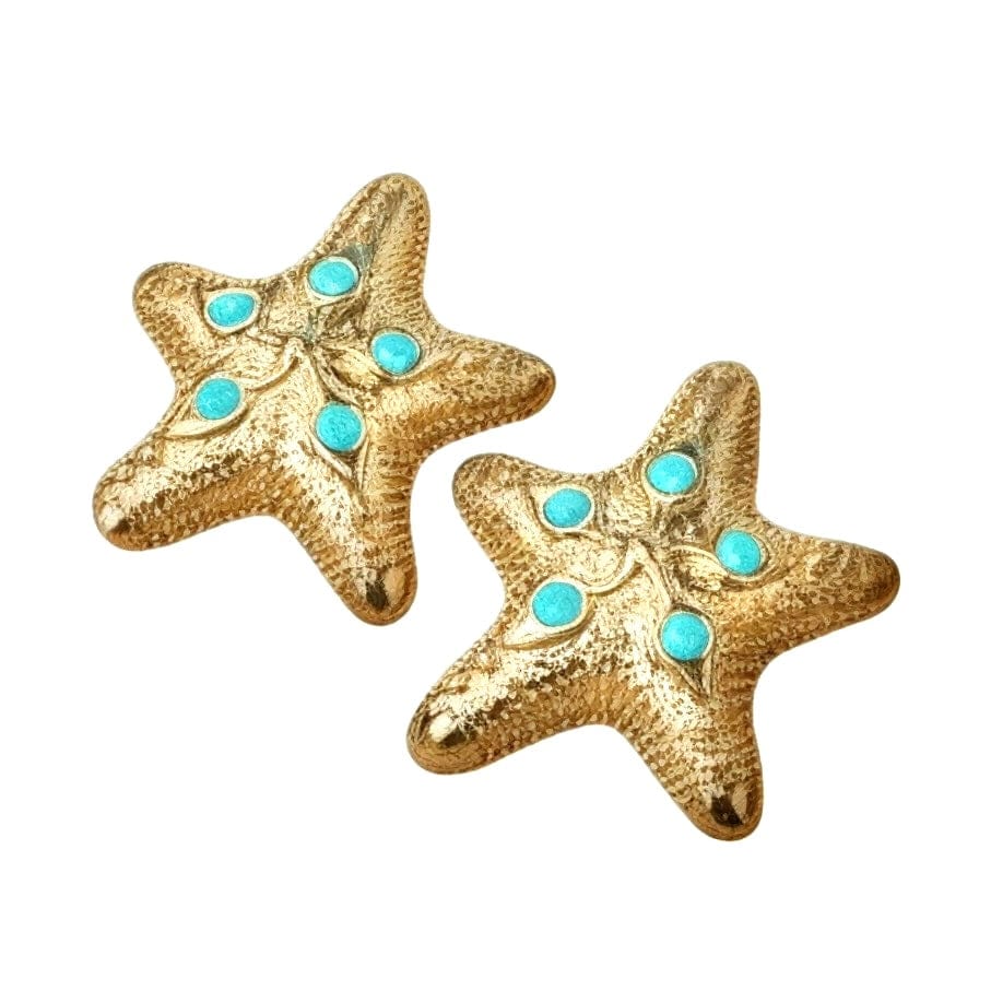 Alliyette Earring Stella Maris Five-Armed Starfish Studs 18k sterling vermeil demi-fine jewelry