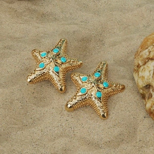 Alliyette Earring The Five-Armed Starfish Stud Earring 18k sterling vermeil demi-fine jewelry