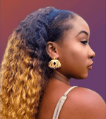 Alliyette Earrings Amethyst Self-Love Post Earrings 18k sterling vermeil demi-fine jewelry