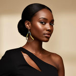 Alliyette Earrings Barbados Reversible Map Earring 18k sterling vermeil demi-fine jewelry