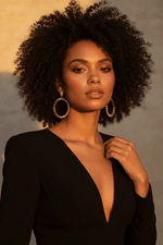 Alliyette Earrings Gold Inner Glow Hoops - Gold 18k sterling vermeil demi-fine jewelry