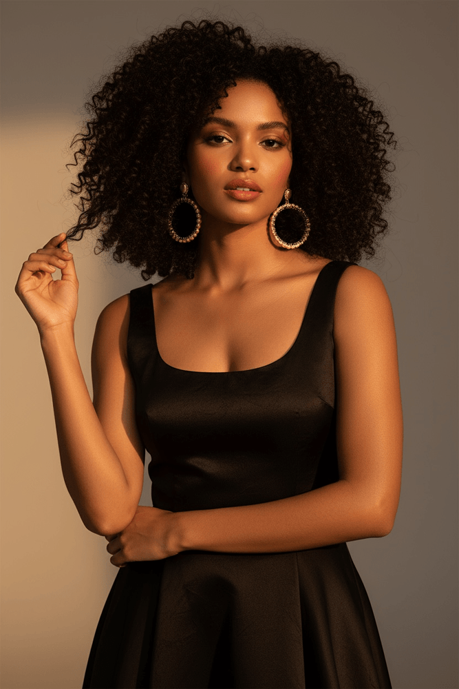 Alliyette Earrings Gold Inner Glow Hoops - Gold 18k sterling vermeil demi-fine jewelry