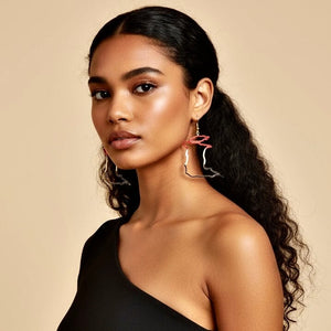 Alliyette Earrings Trinidad & Tobago Reversible Map Earring 18k sterling vermeil demi-fine jewelry