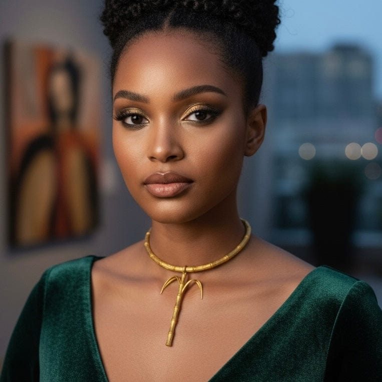 Alliyette Necklace Sugá Choker 18k sterling vermeil demi-fine jewelry