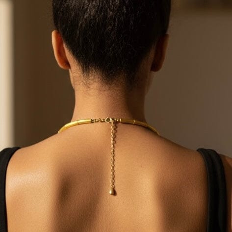 Alliyette Necklace Sugá Choker 18k sterling vermeil demi-fine jewelry