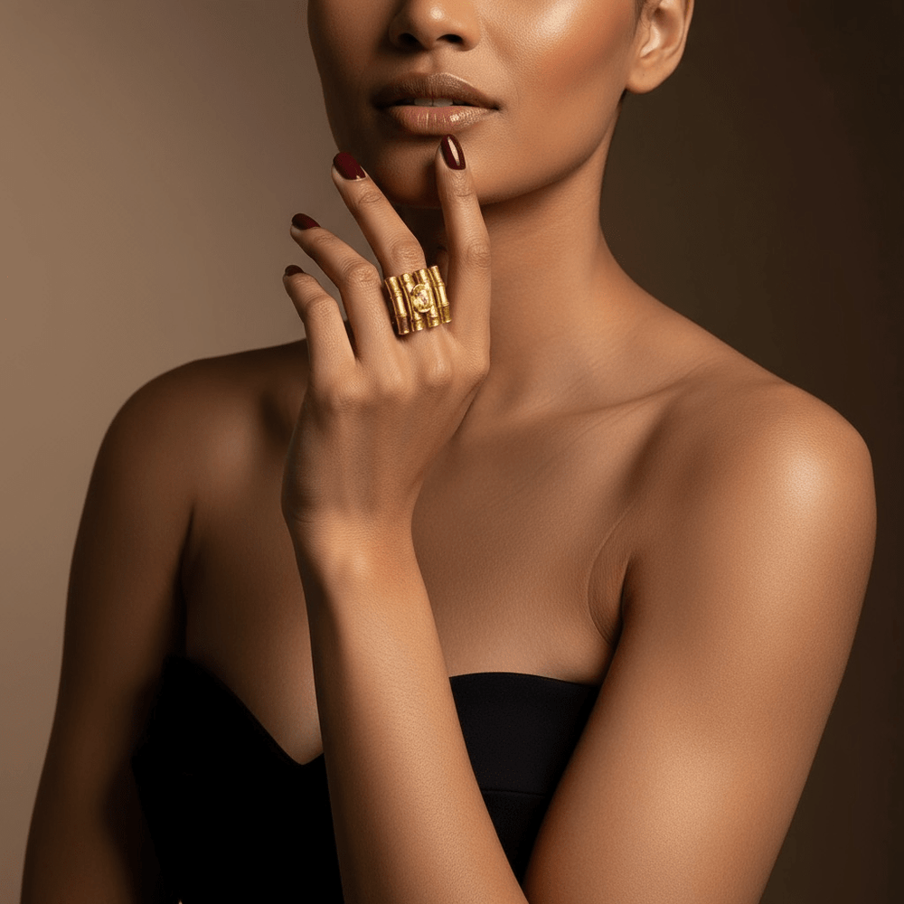 Alliyette  The Sugá  Ring 18k sterling vermeil demi-fine jewelry