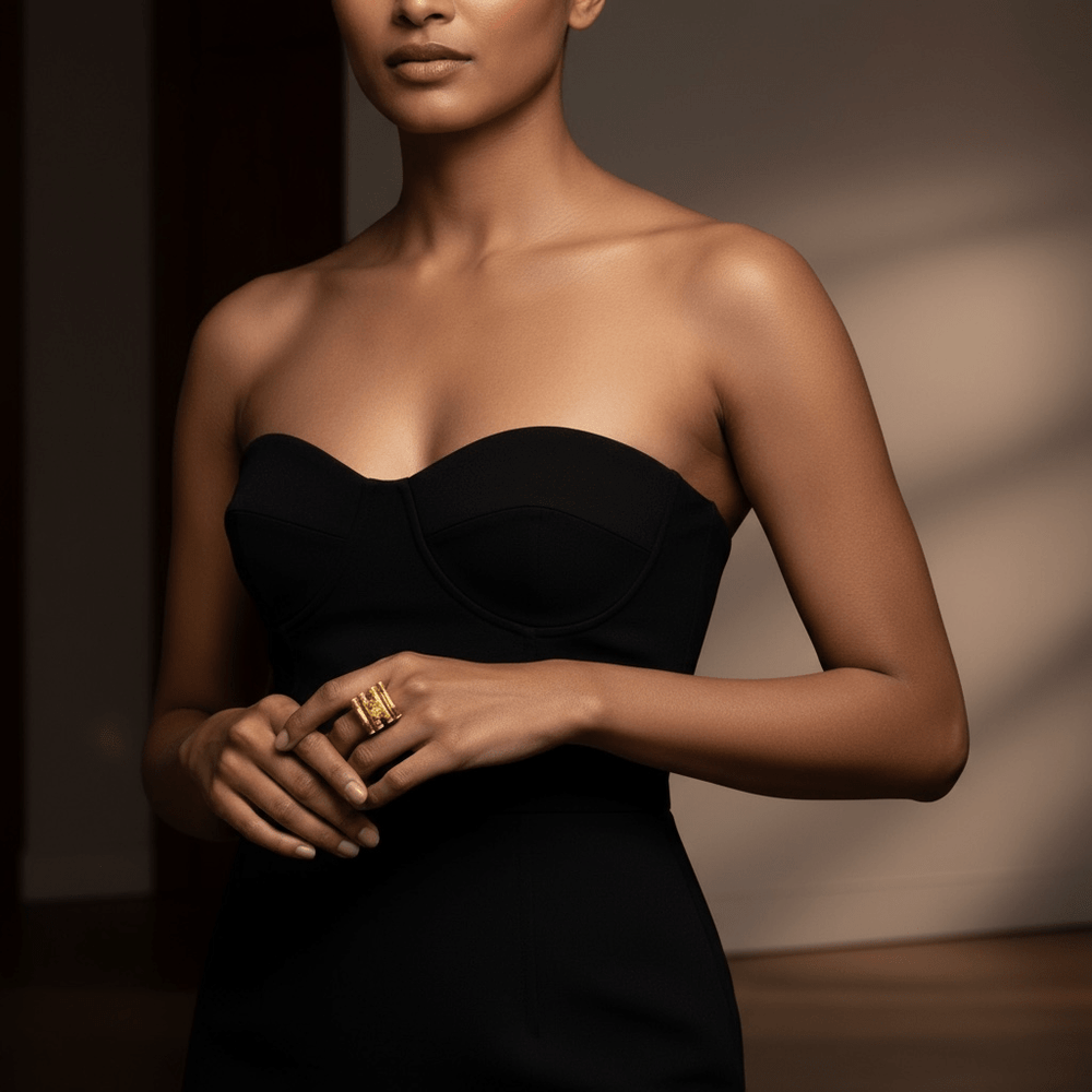 Alliyette  The Sugá  Ring 18k sterling vermeil demi-fine jewelry