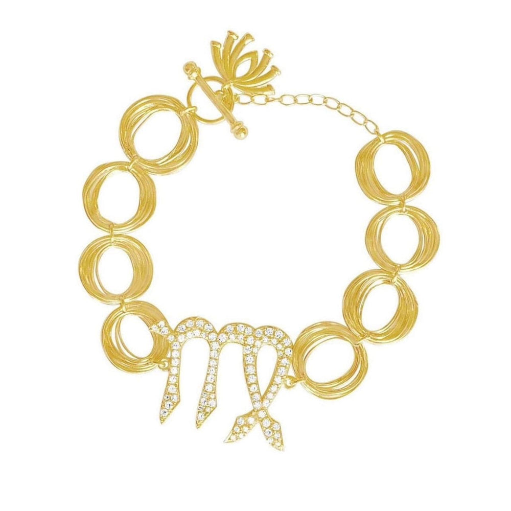 Twin Elegance Bracelet Pisces Zodiac Tibisiri Bracelet 18k sterling vermeil demi-fine jewelry