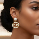 Twin Elegance Earring Cancer Zodiac 2-PC Detachable  Earring Set 18k sterling vermeil demi-fine jewelry