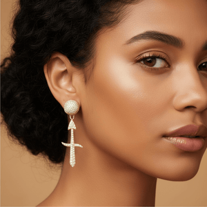 Twin Elegance Earring Sagittarius Zodiac 2-PC Detachable  Earring Set 18k sterling vermeil demi-fine jewelry