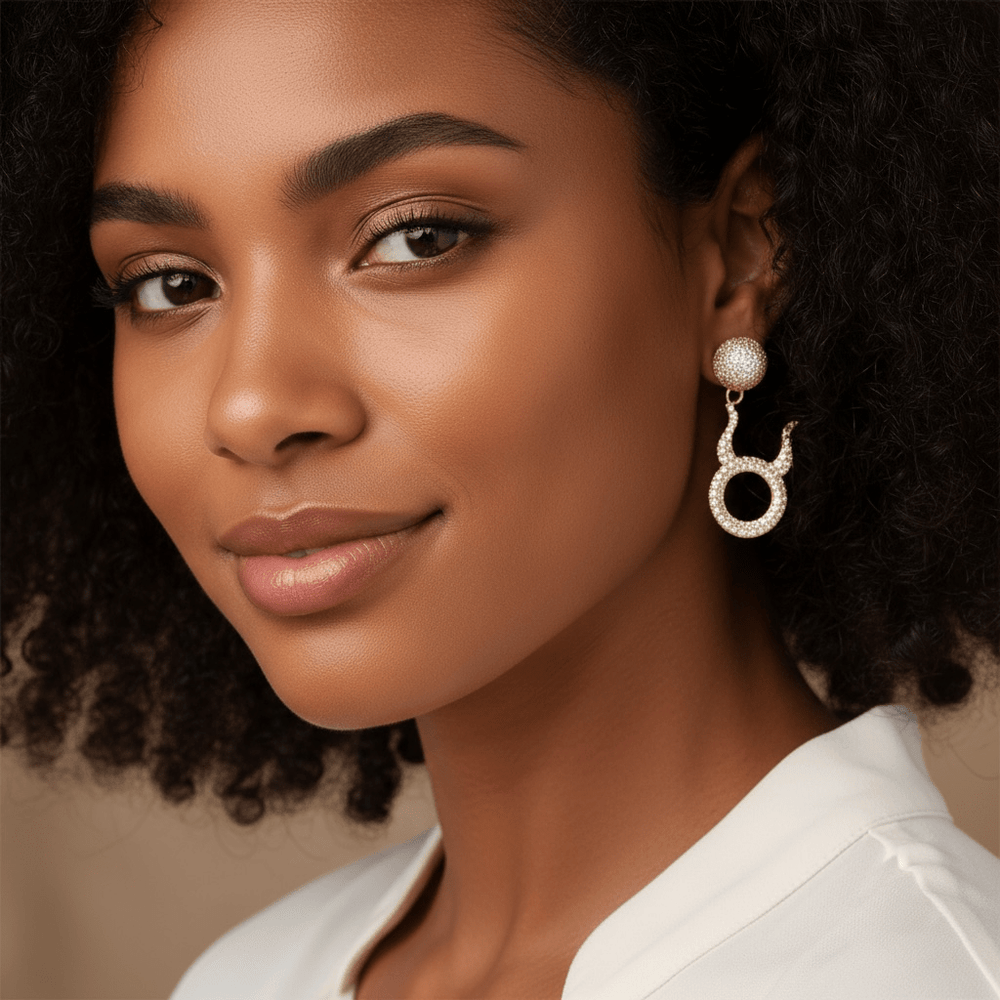 Twin Elegance Earring Zodiac 2-PC Detachable  Earring Set 18k sterling vermeil demi-fine jewelry