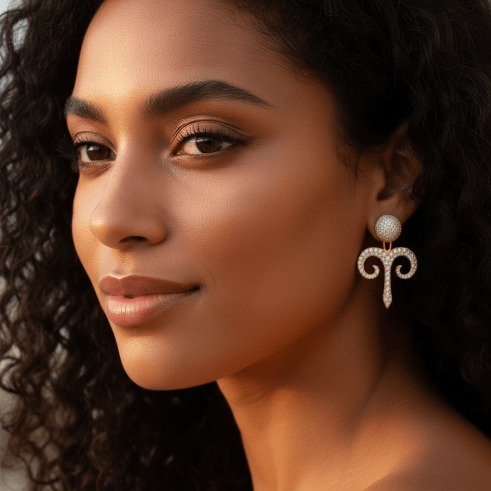 Twin Elegance Earring Zodiac 2-PC Detachable  Earring Set 18k sterling vermeil demi-fine jewelry