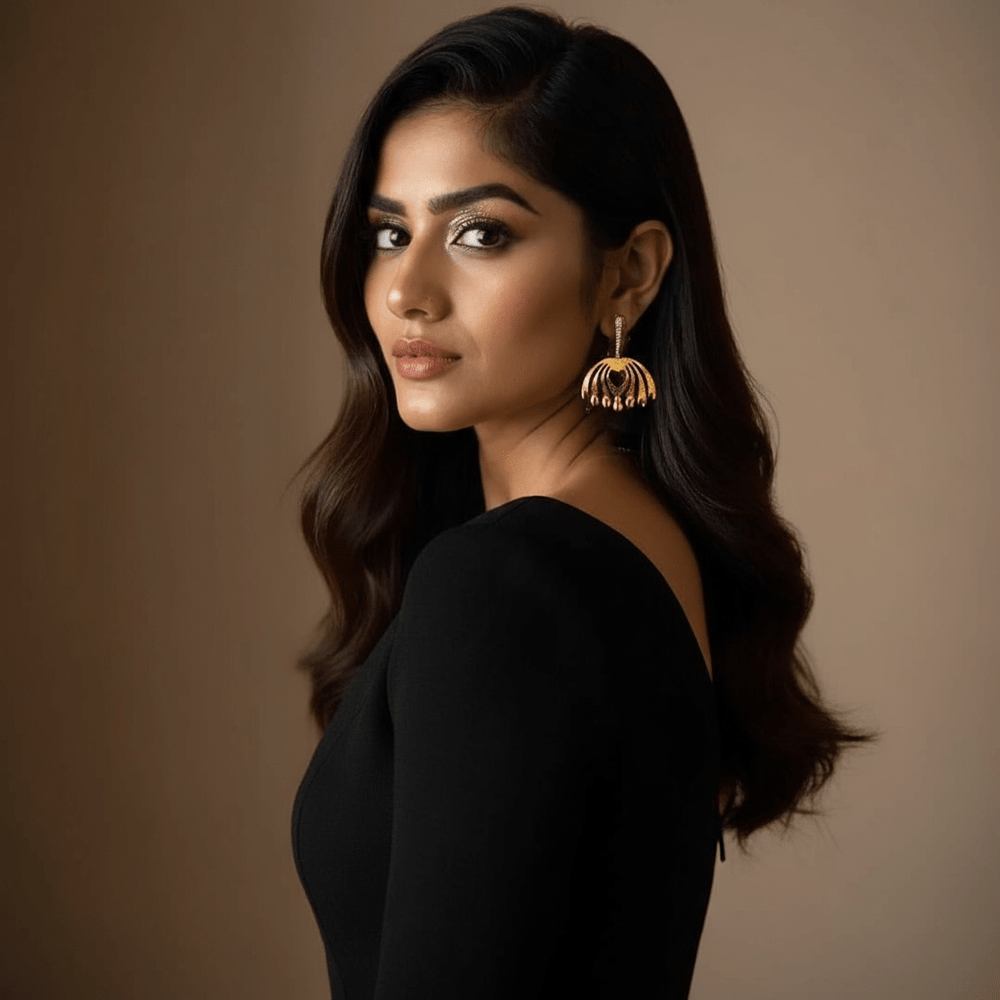 Twin Elegance Earrings Golden Allure Peacock Earrings 18k sterling vermeil demi-fine jewelry