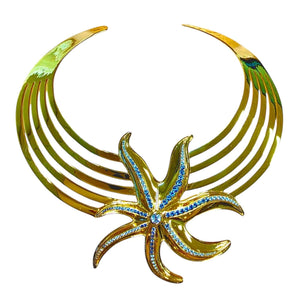 Twin Elegance Necklace Stella Maris Choker Necklace 18k sterling vermeil demi-fine jewelry